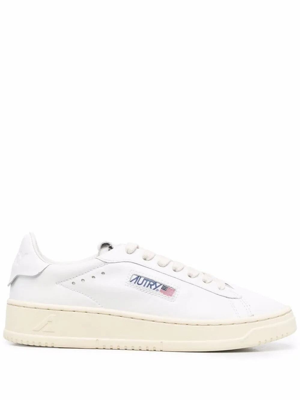 Autry Logo-Print Sneakers - 8 - White